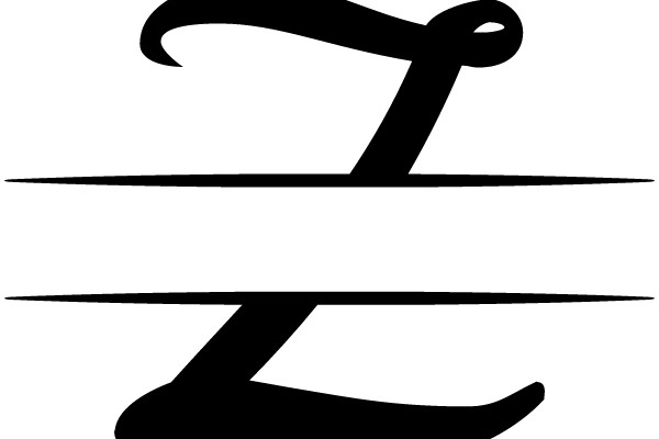 Stylized Letter 'L' with a Curved Line Below It