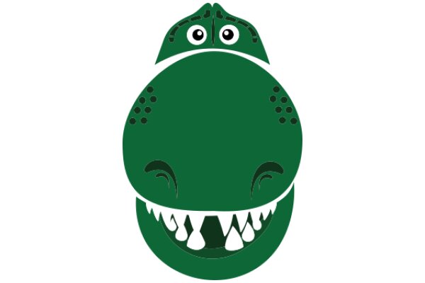 A Friendly Green Alligator Logo