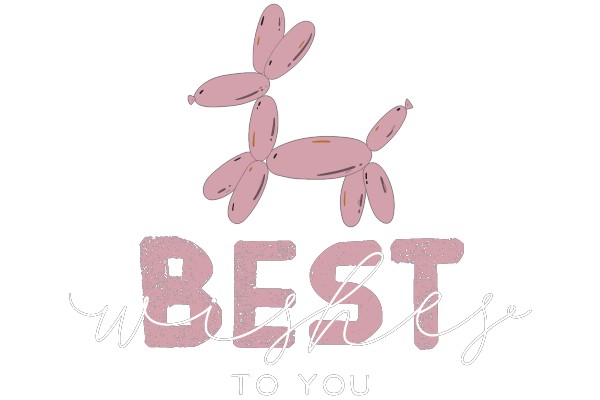 Best Wishes to You Balloon Dog