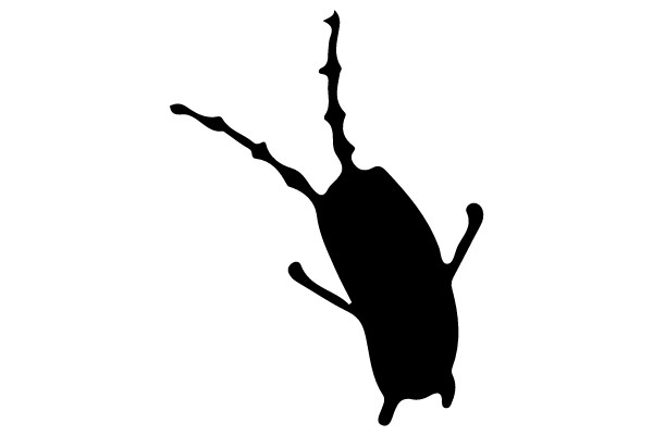 Inverted Beetle Silhouette