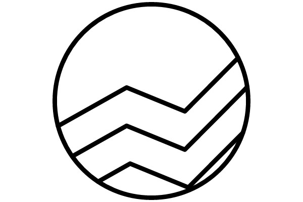 Stylized Logo with Geometric Design