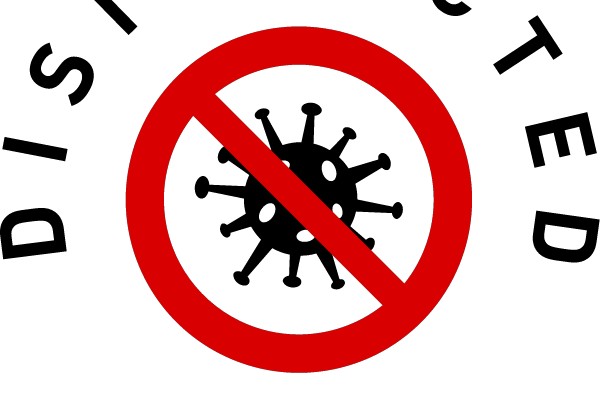 Disinfected Area