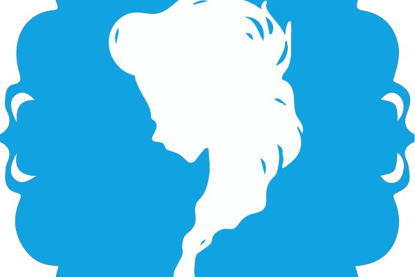 Silhouette of a Crowned Figure