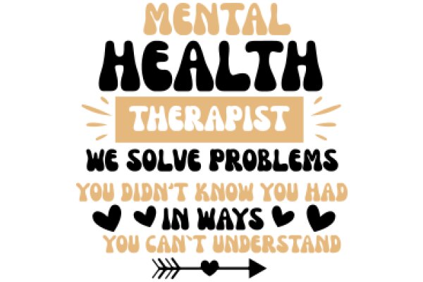 Mental Health Therapist: We Solve Problems You Didn't Know You Had in Ways You Can't Understand