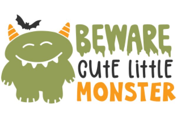 Cute Little Monster: Beware of the Halloween Scare!