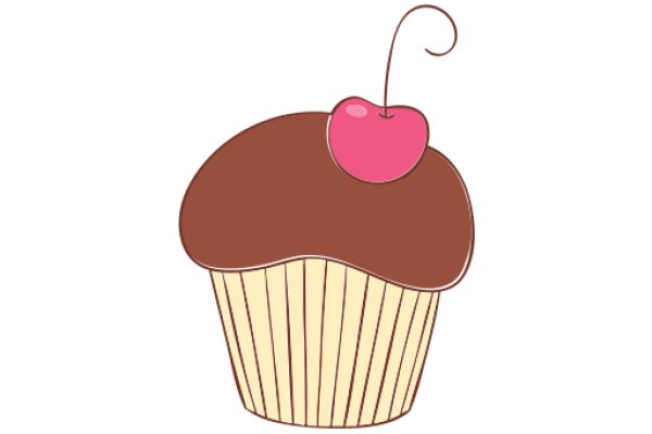 A Delightful Cherry on Top of a Chocolate Cupcake