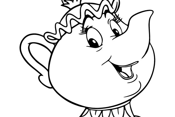 A Whimsical Teapot Character