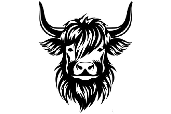 Stylized Bull Head Icon