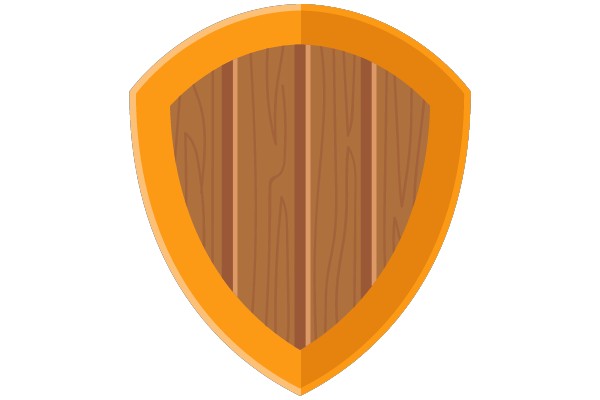 Wooden Shield Icon