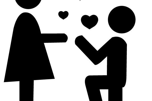 Proposal in Simplicity: A Minimalist Engagement Illustration