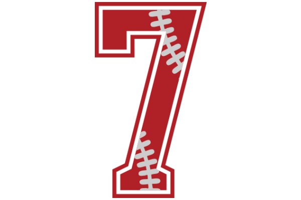 Vintage Baseball Logo: A Classic Red and White Design