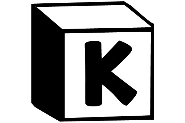 Block with Letter K