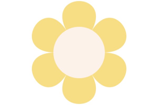 Simplistic Yellow Flower Design