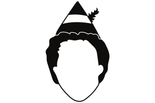Silhouette of a Person in a Hat