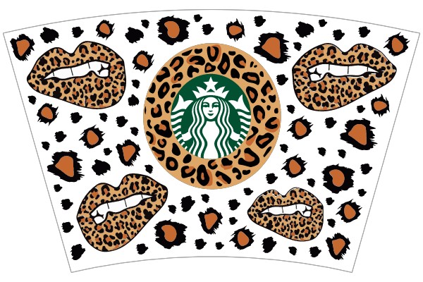 Wildly Whimsical: A Leopard-Printed Starbucks Cup Design