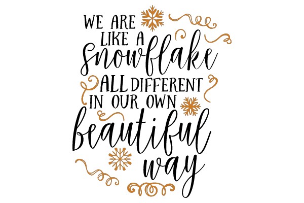 Unique Beauty in Diversity: A Snowflake Perspective
