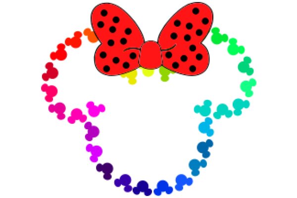Vivid Colors and a Playful Butterfly: A Colorful and Whimsical Design