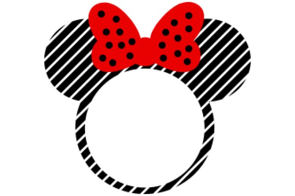 Stylish Mickey Mouse Ear Logo with a Twist