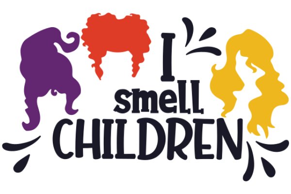 A Colorful Logo for a Children's Book: 'I Smell Children' by Unknown Author