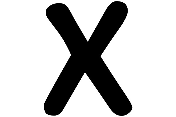 Black Cross Symbol