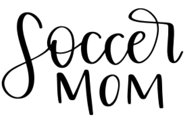 Stylish Black Lettering on a White Background