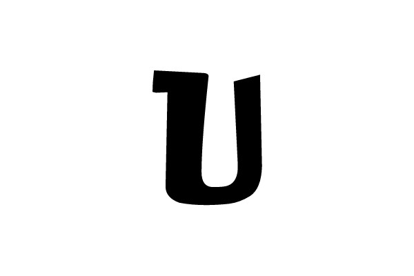 Uppercase Black Letter 'U'