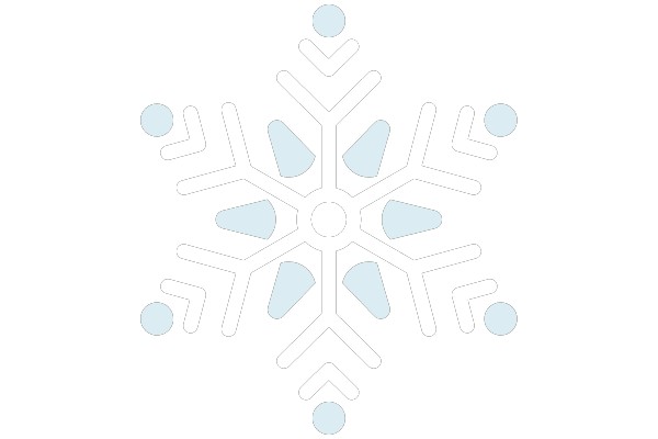 Delicate Christmas Snowflake Design