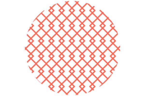 Vibrant Red Geometric Pattern