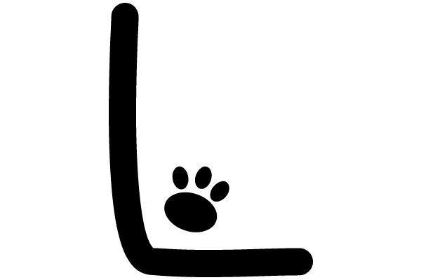 Footprint on L-Shaped Path