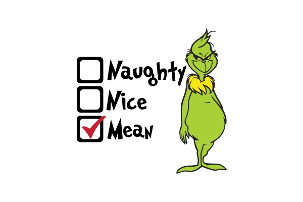 Grinch's Naughty, Nice, Mean Checklist
