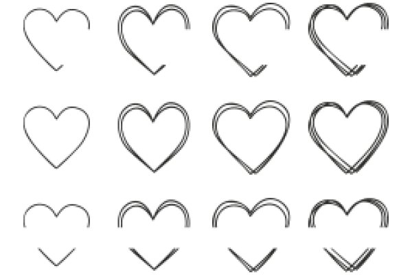 A Collection of Heart and Vine Designs