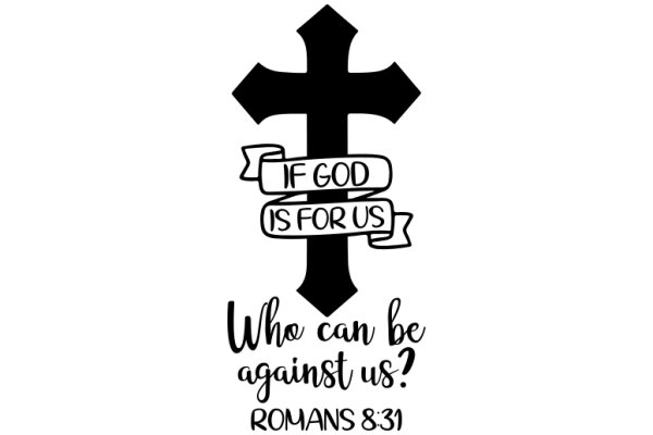 A Cross with a Powerful Message: 'If God Is for Us, Who Can Be Against Us? Romans 8:31'