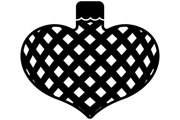 Heart Woven Pattern Clipart