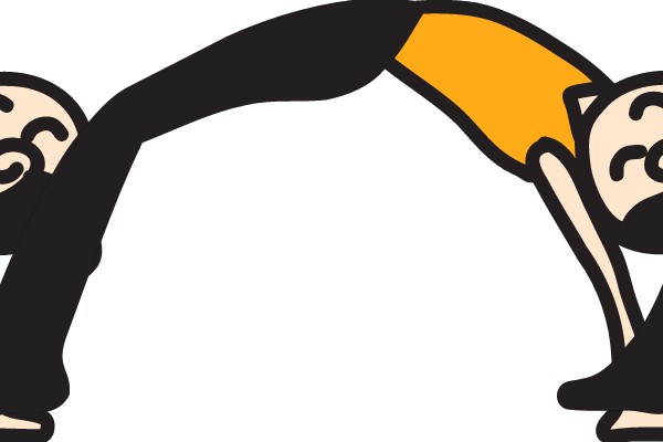 A Cartoon Character in a Playful Pose