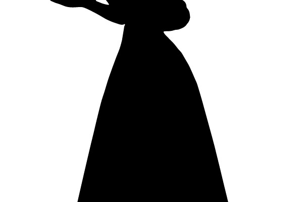 Enchanted Gaze: The Silhouette of a Fairy Tale Princess