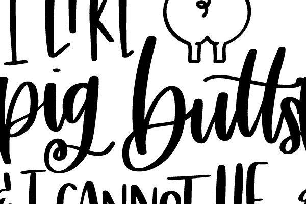 I Like Pig Butts & I Cannot Lie