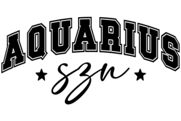 Aquarius Szn: A Logo for the Astrological Sign Aquarius