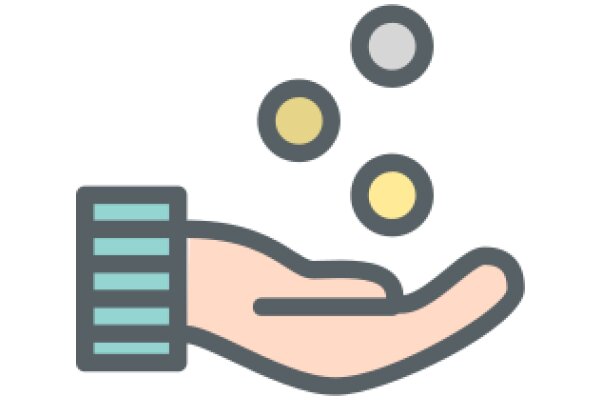 Digital Art: A Hand Reaching Out to Cryptocurrency
