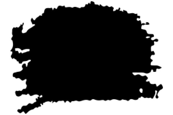 Silhouette of a Landmass: A Mysterious Island