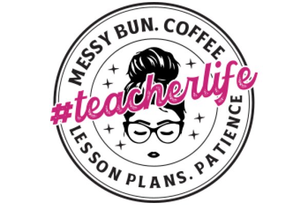 Messy Bun. Coffee. Teacher Life: A Logo for a Teacher's Coffee Shop