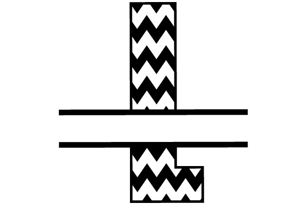 Zigzag Patterned Rectangles