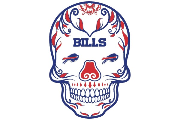 Buffalo Bills Sugar Skull