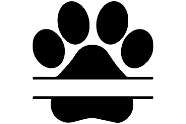 Simplistic Paw Print Icon