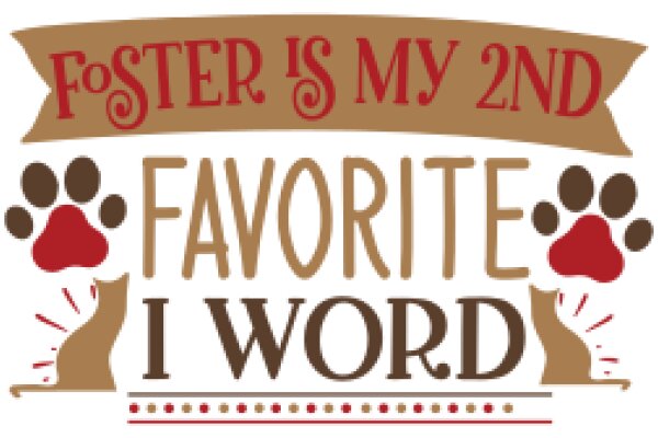 Foster's 2nd Favorite Word: A Graphic Design for a Pet Store