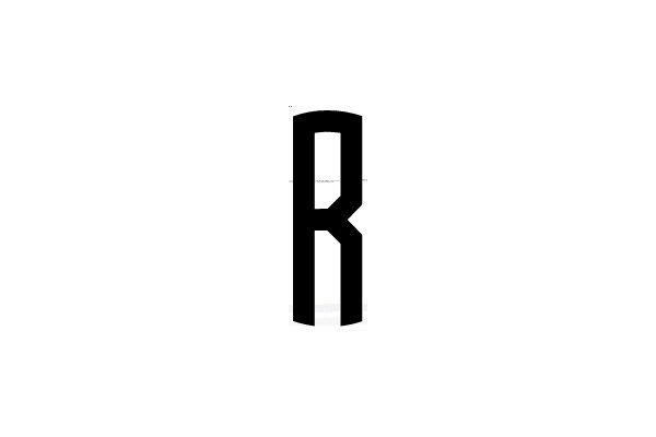Bold Black Letter R