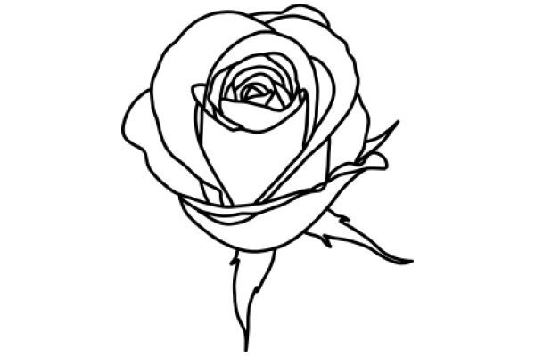 A Rose, Sketched in