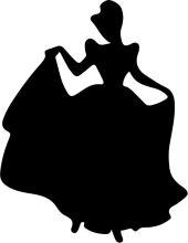 Silhouette of a Ballroom Dancer