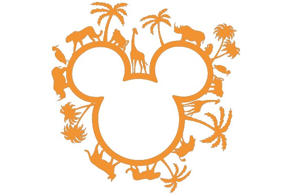 Iconic Silhouette: The Fusion of Disney and Wildlife Adventure
