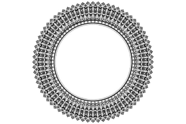 Intricate Geometric Design: A Detailed Look at the Artistry of a Decorative Circle
