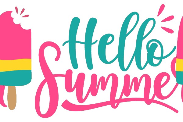 Welcome to Summer: A Delightful Greeting from a Hello Summer Ice Cream Pop